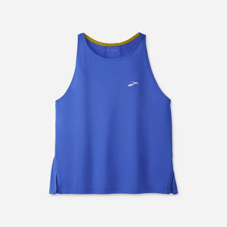 Brooks Sprint Free Womens Breathable Running Tank Top - Bluetiful - Philippines (247183BOS)